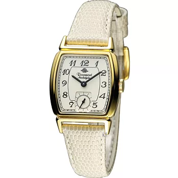 Rosemont 戀舊系列 酒桶型時尚腕錶 TN005-YW-CWH 米白色米白色