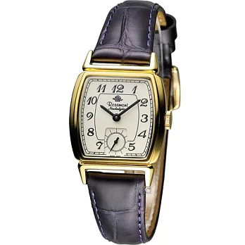 Rosemont 戀舊系列 酒桶型時尚腕錶 TN005-YW-DPU 紫米白色