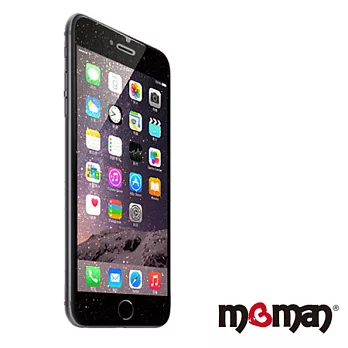 MgMan iPhone 6 Plus (5.5吋)金銀蔥透明正反軟膜金鑽