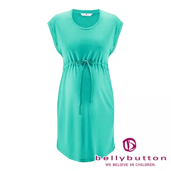 德國【bellybutton】孕婦裝 - 綁帶休閒洋裝S蘋果綠