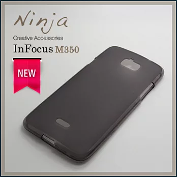 【東京御用Ninja】InFocus M350磨砂TPU清水保護套(透灰色)