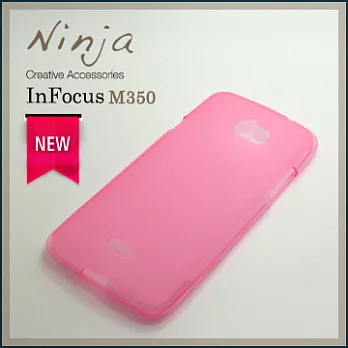 【東京御用Ninja】InFocus M350磨砂TPU清水保護套(透粉色)