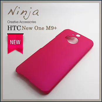 【東京御用Ninja】HTC One M9+精緻磨砂保護硬殼(桃紅色)