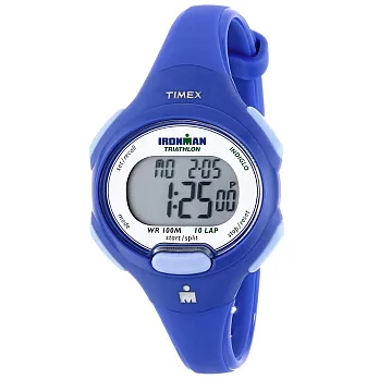 【TIMEX 】鐵人系列 IRONMAN 運動數位多功能腕錶-藍紫-TXT5K784