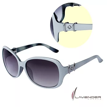 Lavender時尚太陽眼鏡-S3724C40-白