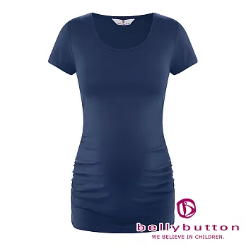 德國【bellybutton】孕婦裝 - 短袖彈性上衣XS深寶石藍