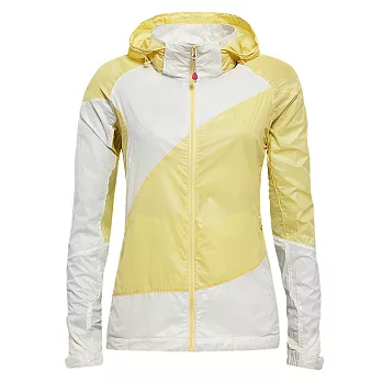 【hilltop山頂鳥】女款抗UV超撥水拼接配色外套S02F97-S米白/象牙黃