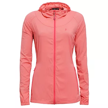 【hilltop山頂鳥】女款抗UV超撥水外套S02F98-S珊瑚橘