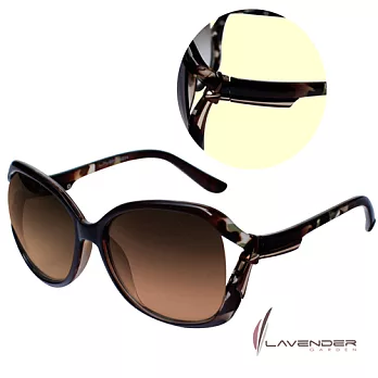Lavender時尚太陽眼鏡-S3739C2-咖啡