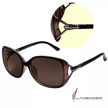 Lavender偏光片太陽眼鏡-S3715C2-咖啡
