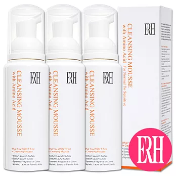【ERH】25%胺基酸柔敏潔面慕絲100ml 分享組(現省↘771元!)