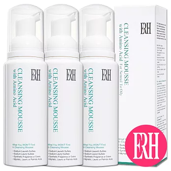 【ERH】25%胺基酸控油潔面慕絲100ml 分享組(現省↘771元!)