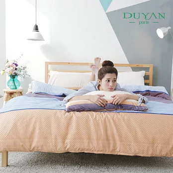 DUYAN《向海望陽》雙人四件式薄被套床包組