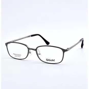 Gluck！繽紛耀眼 方框平光眼鏡 SL6-Silver銀