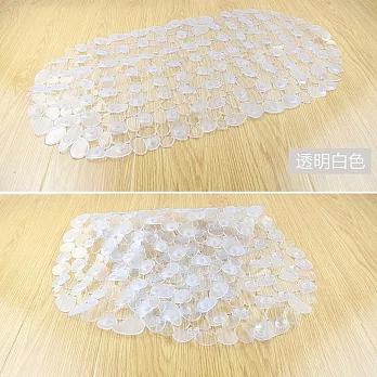 【樸生活】鵝卵石式PVC浴室防滑吸盤踏墊