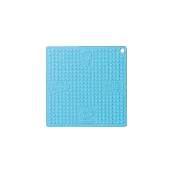 【UH】diablock - 粉彩積木隔熱墊(共四色可選) - 藍色