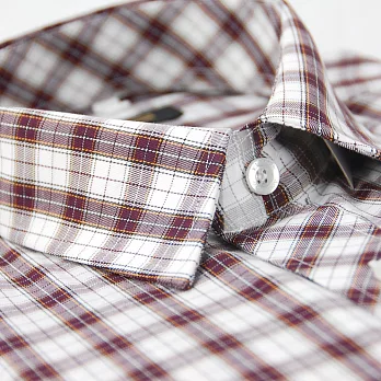 【金安德森】白紅格紋長袖襯衫15白紅色