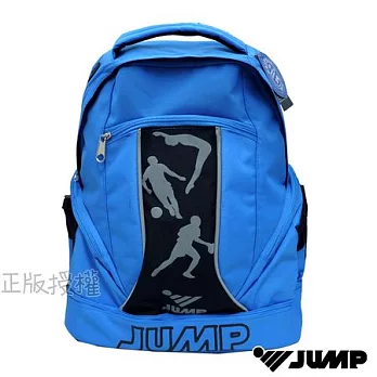 【JUMP將門】大容量多功能安全反光後背書包/背包(三色)藍色