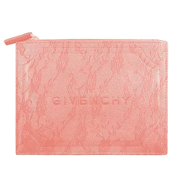 GIVENCHY 紀梵希 粉色圖紋化妝包