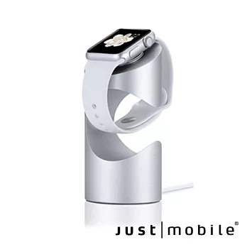 Just Mobile TimeStand Apple Watch 充電基座銀色