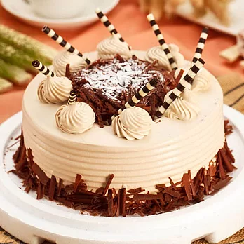 樂活e棧 父親節造型蛋糕-你濃我情蜜意蛋糕 8吋/1顆(芋頭布丁)