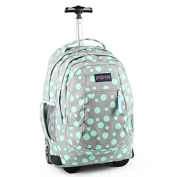 JanSport電腦拖輪背包(DRIVER)-碧藍點點