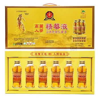 金蔘高麗人蔘精華液禮盒-全素(6入/盒,共2盒)
