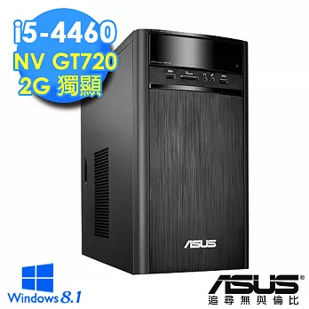 【ASUS】K31AD i5-4460《末日悍將》四核心獨顯燒錄效能WIN8.1電腦(0011A446GTS)★附 原廠鍵鼠組★