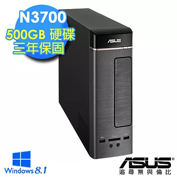 【ASUS】K20CE N3700《破曉之劍》四核心燒錄效能WIN8.1迷你電腦(0031A370UMS)★附 原廠鍵鼠組★
