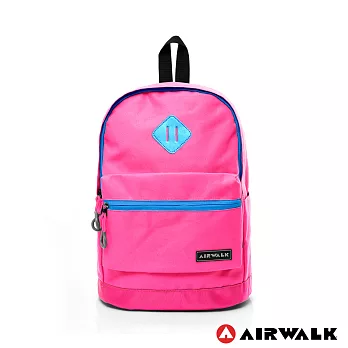 AIRWALK-彩色甜心系列 拼接撞色後背包粉紅色