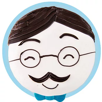 Fun Cake 慈祥爸爸頭蛋糕5吋巧克力蛋糕體