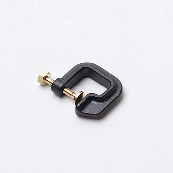 【鎖.夾】Clamp earring(黑金)