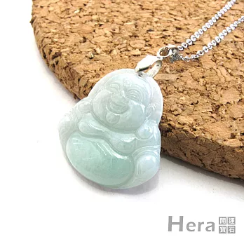 【Hera】赫拉 頂級天然A貨翡翠笑彌勒項鍊