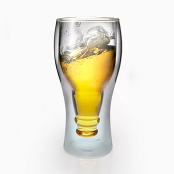 【蘭堂創意】造型雙層玻璃杯倒轉酒瓶