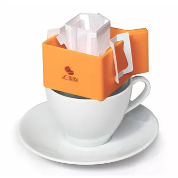【蘭堂創意】多功能濾掛咖啡杯橙色