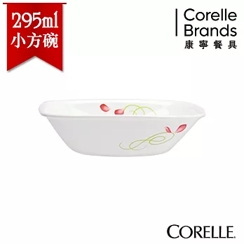 【美國康寧 CORELLE】匈牙利玫瑰方型10oz/295ml小碗-2310RST