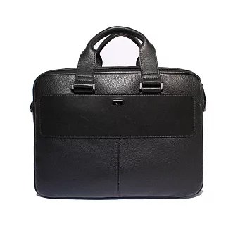 【UH】BRAUN BUFFEL - Vechio經典荔枝紋公事包(兩色可選) - 黑色