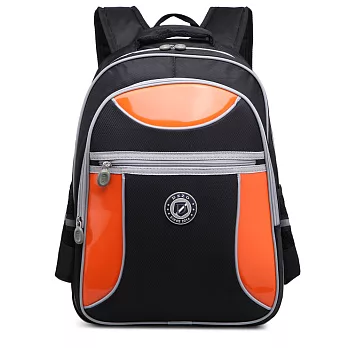 【DEZO迪諾】鏡面配色護脊書包 共6色可選亮橘