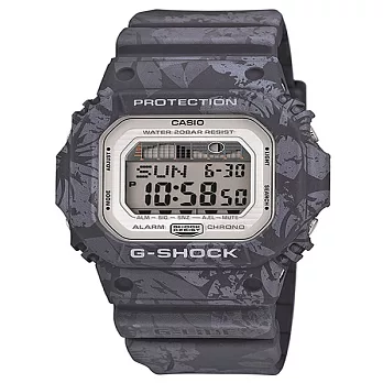 G-SHOCK 扶桑花海灘風格衝浪競技運動腕錶-灰-GLX-5600F-8
