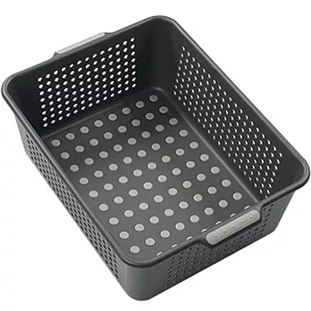 《MADESMART》經典收納籃(灰點黑M)