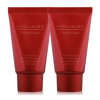ESTEE LAUDER雅詩蘭黛 超能紅石榴微循環潔膚乳(30ml)X2入