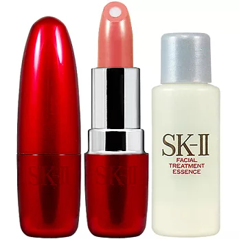 SK-Ⅱ 上質光.豐潤持色保養唇膏(3.5g)送青春露(10ml)#431