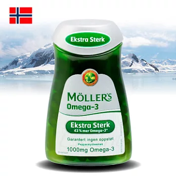 【超值組】Möller’s沐樂思孕媽咪加強型魚油膠囊(80顆/瓶)1+1