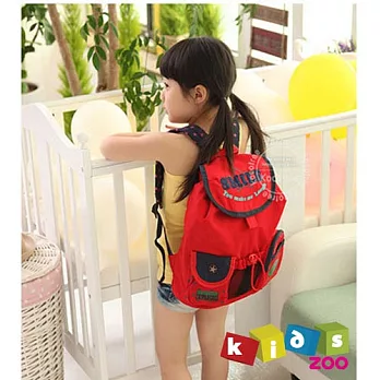 【酷包袋】經典棉布Smile雙肩後背包_紅色