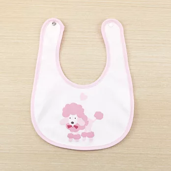 【愛的世界】貴賓狗圍兜白色free siz