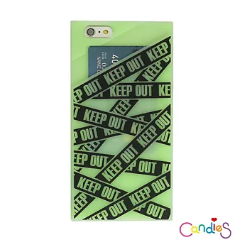 【Candies】 Keep out iPhone6 Plus(5.5)夜光版矽膠手機套夜光