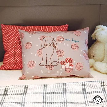 Mimi’lou 法國童趣寢具/抱枕 雪花點點 兔子