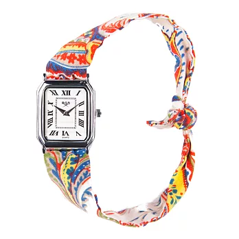 【RICH GONE BROKE】法國巴黎時尚品牌預購8/14~8/31  德黑蘭風格綁帶指針錶 (銀 RG0711099623567)