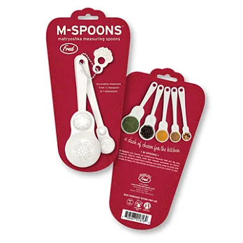 【蘭堂創意】M-Spoons俄羅斯娃娃造型量匙