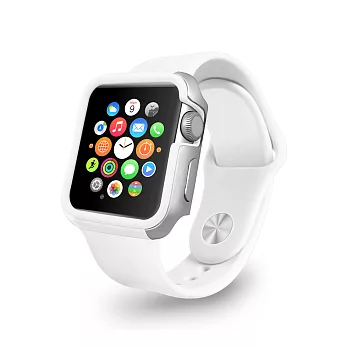 Ozaki O!coat Shockband Apple Watch 42mm 邊緣防撞保護殼-白色